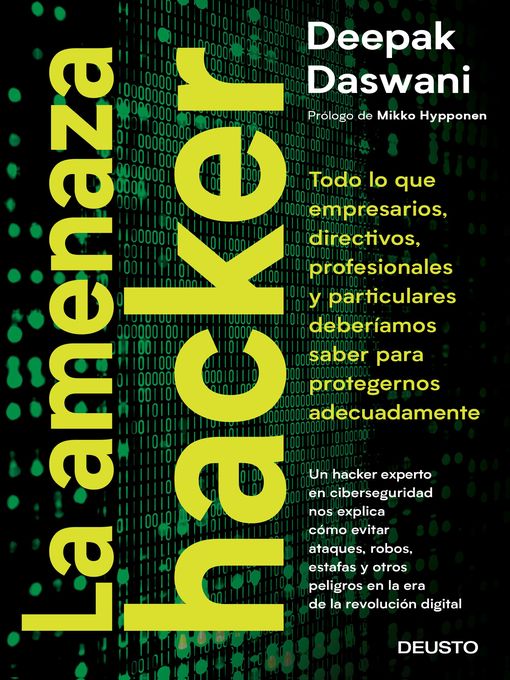 Title details for La amenaza hacker by Deepak Daswani - Available